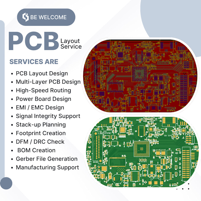 do professionally pcb design, ready for manufacturing