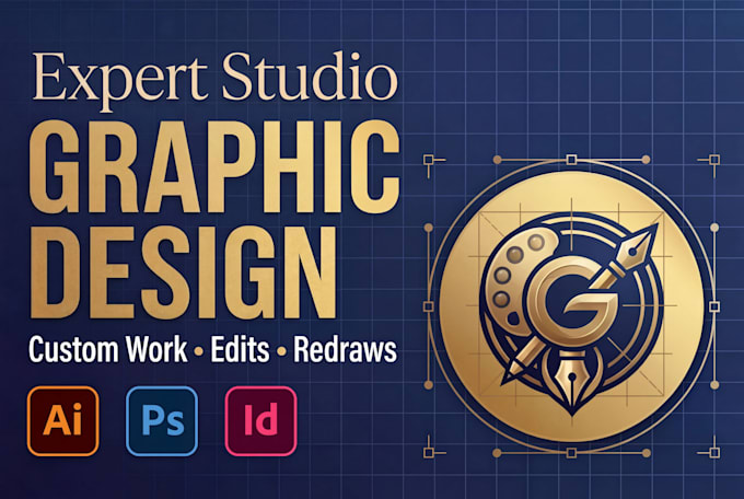do custom graphic design, image editing