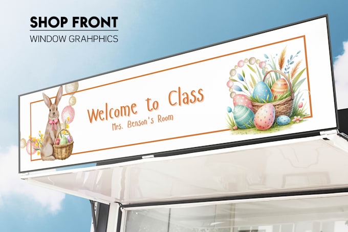design shopfront, storefront, signage, window graphics