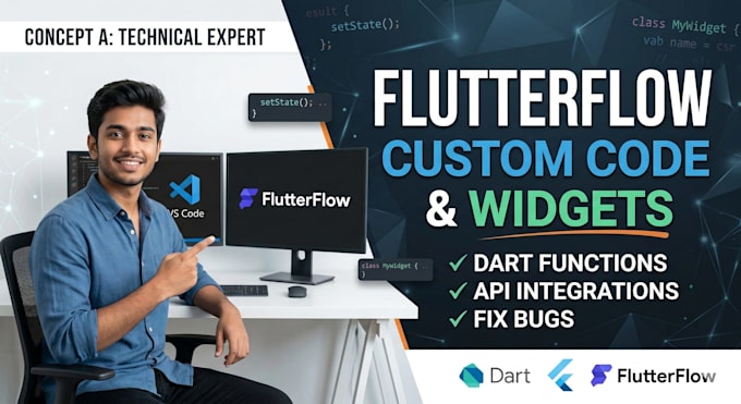 fix bugs for android studio and write custom widgets code for your startup