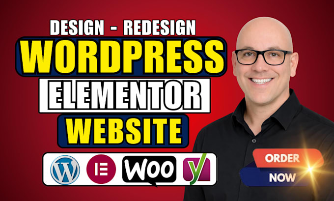 design and redesign wordpress website with elementor pro