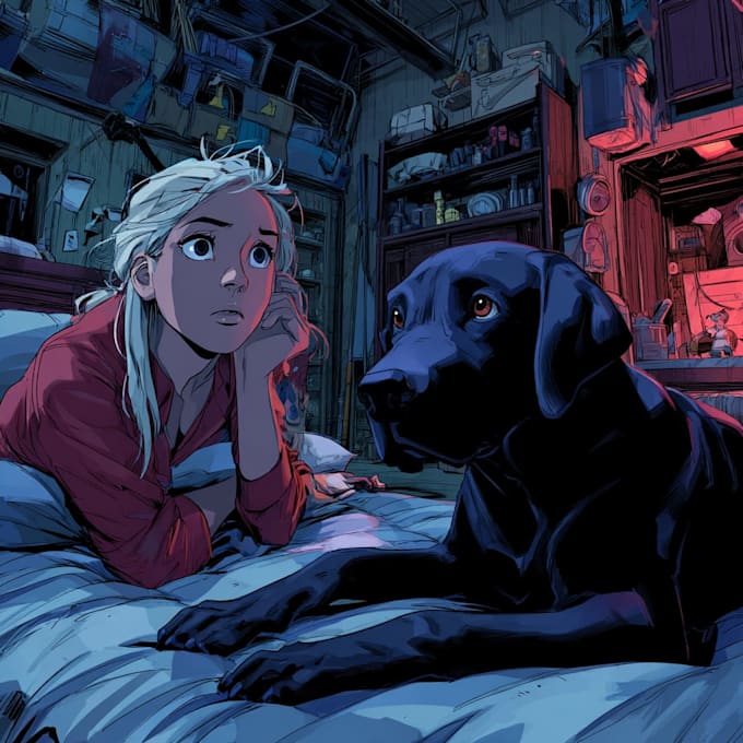 create custom comic book art in a dynamic style