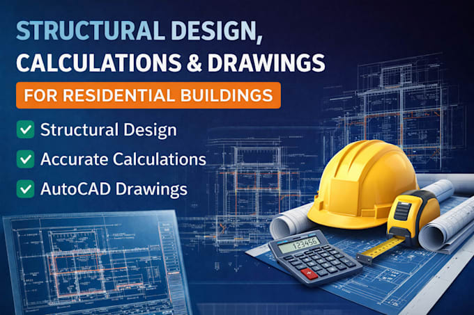 Do análise estrutural, projeto estrutural e desenho em autocad para ...