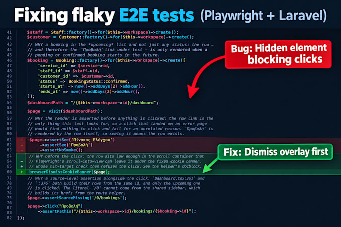 fix laravel and PHP bugs in your existing web application