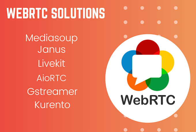 develop webrtc application using mediasoup livekit janus aiortc
