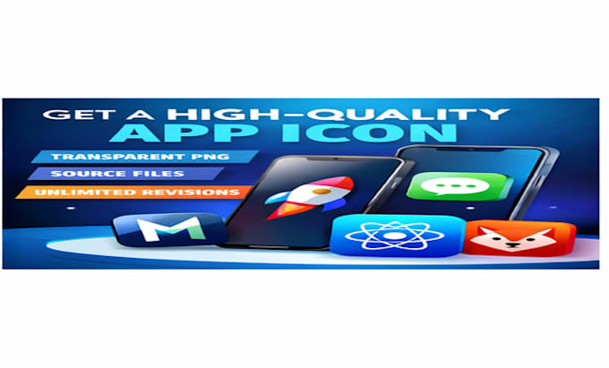 design modern and professional app icons