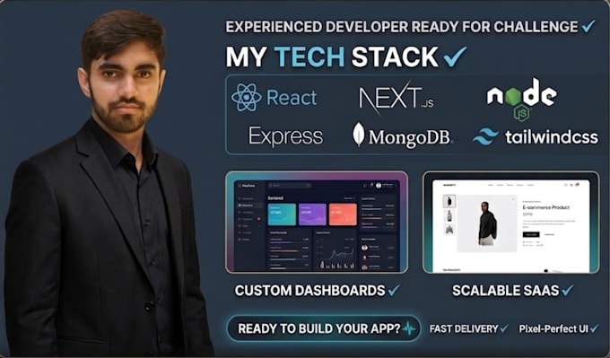 build full stack web application, market ready with deployment