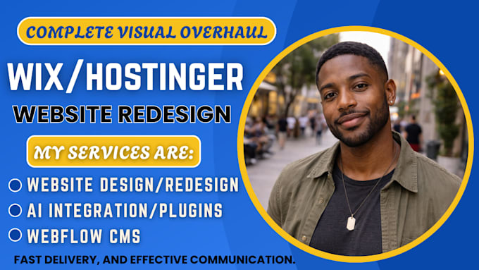 redesign your hostinger website for high conversion and speed