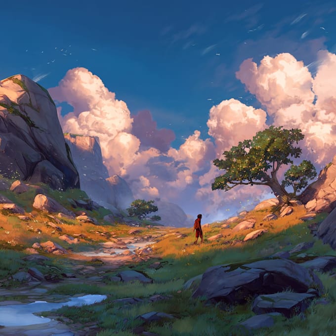 Create environment concept art and background illustration by Wsaeeita ...