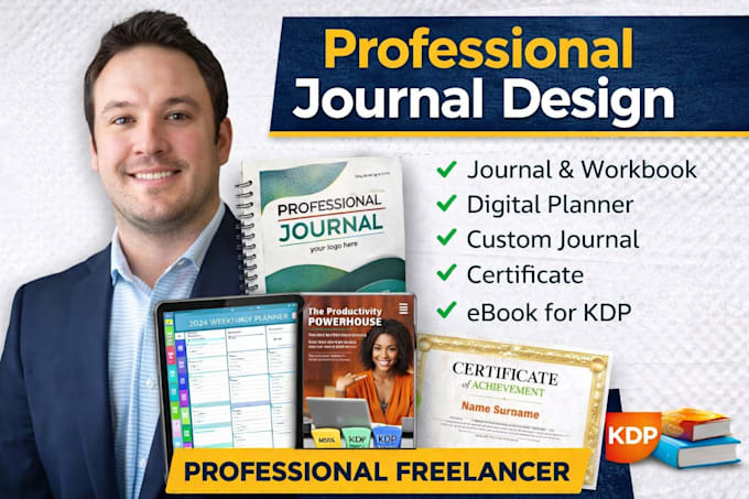 professional design your workbook, journal design, certificate, digital planner