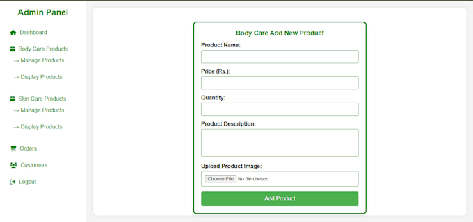 create a responsive PHP website with mysql database
