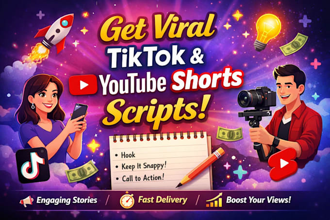 tiktok youtube shorts script writer ai content