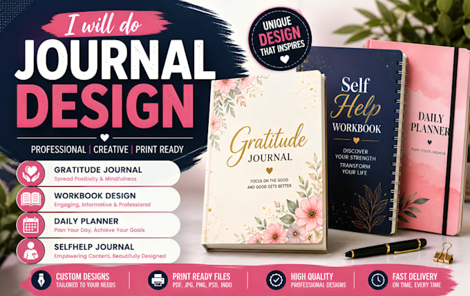 do journal design gratitude journal workbook daily planner selfhelp journal