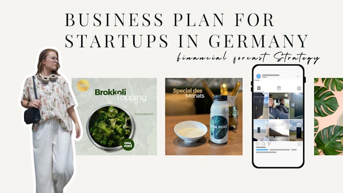 write a business plan and financial forecast for german startups