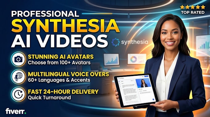 create professional ai avatar videos using synthesia