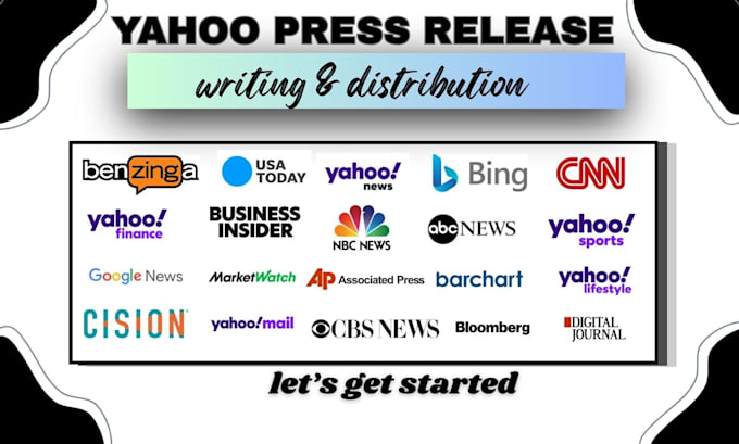 write and distribute press release, crypto pr on yahoo finance and PR networks