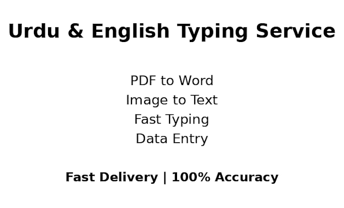 urdu and english typing