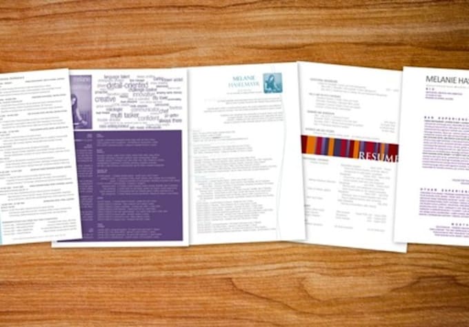 Give You 3 Stunning Cv Resume Templates By Melihaselmayr
