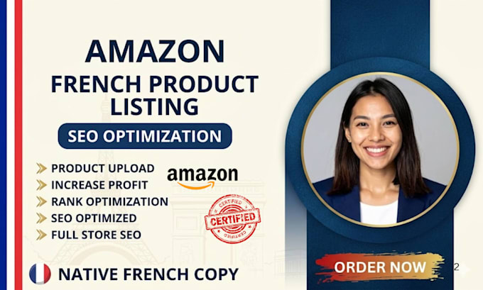 optimize france SEO amazon product listing content amazon store setup in french