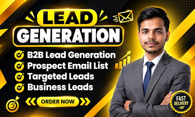 do b2b lead generation, targeted email list and cold email outreach