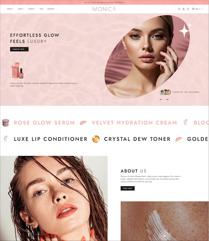 do nail salon nail bar manicure business website