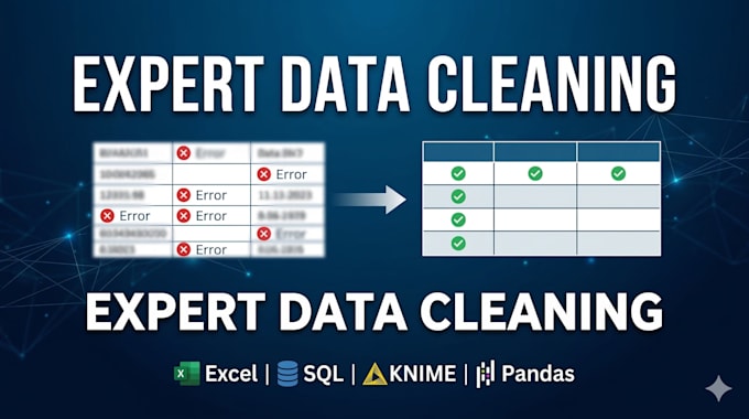 clean, format, and organize your messy excel and CSV data