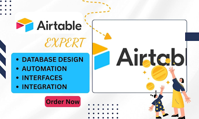 build your airtable databases ,be your airtable expert, airtable automation