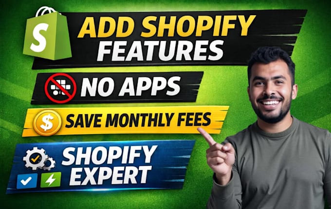 add custom shopify features without apps to save fees