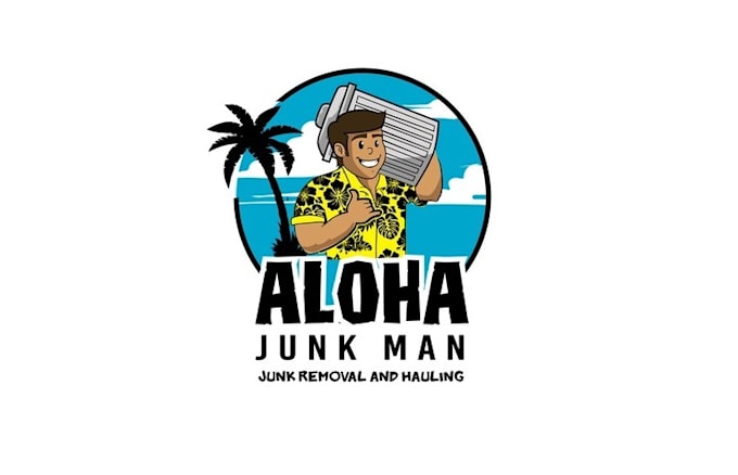 create a modern junk removal logo design