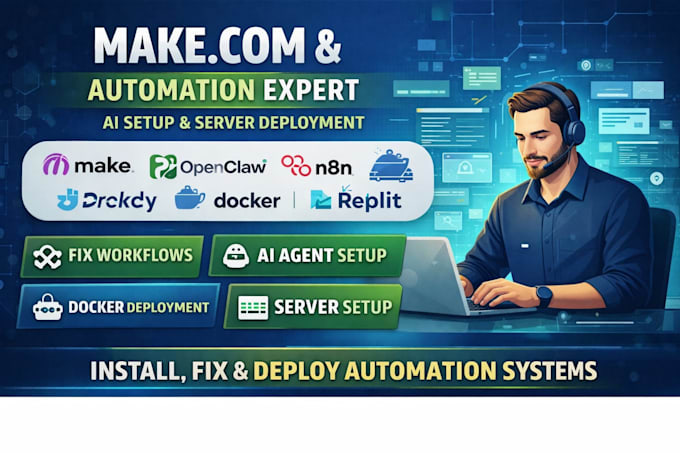 fix make com automation make com expert open claw setup install openclaw macmini