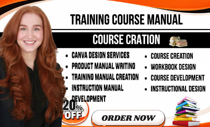 create training manual, course creation, training course,user guide and workbook