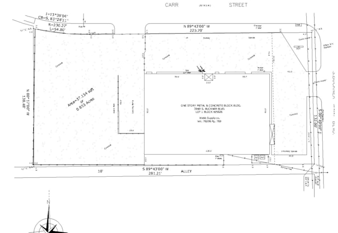 do city permit site plot plan, parking layout, walkthrough and landscape layout