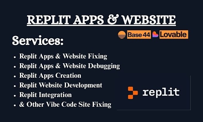 build and fix replit apps replit ai replit website debugging and integration