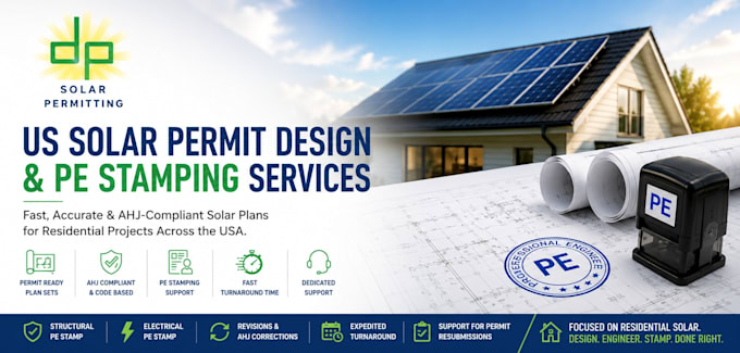 create a professional pv and ess permit plan