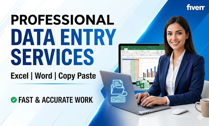 do accurate data entry in microsoft excel and word