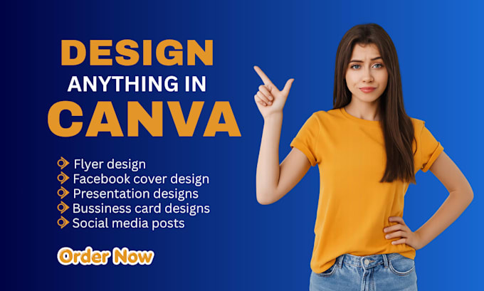design professional canva graphics and designs