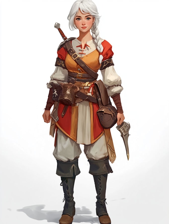 design stylized 2d game characters