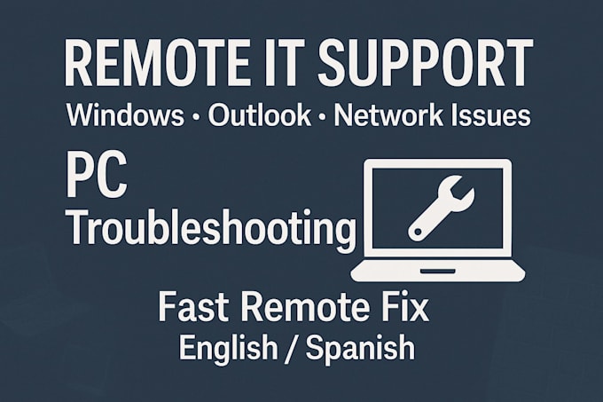 fix windows PC, outlook, and network issues with remote IT support