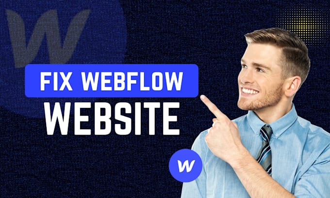 create, edit and fix webflow website design