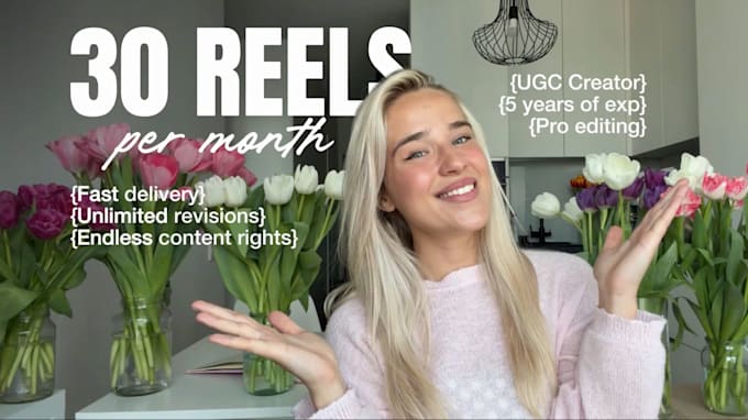 create 30 ugc video reels