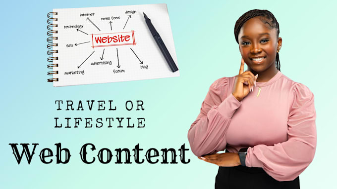 write your lifestyle or travel website content