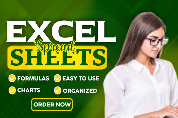 create excel spreadsheets with formulas and charts