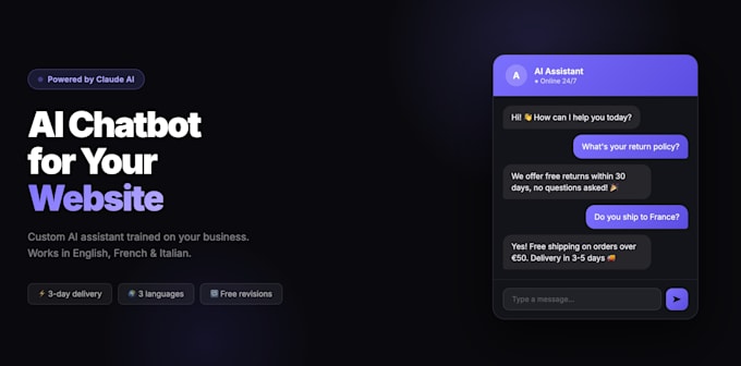 Crear un chatbot de ia personalizado para tu sitio web usando claude api