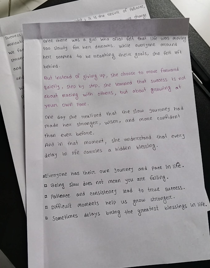 convert your typed text into a clear handwritten format