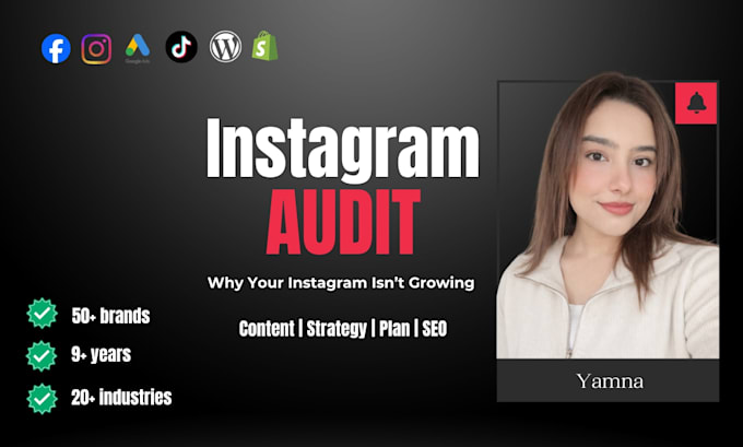 do an instagram audit with growth and monetization insights