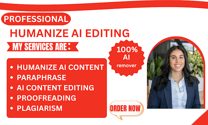 humanize ai content, edit and proofread ai generated text