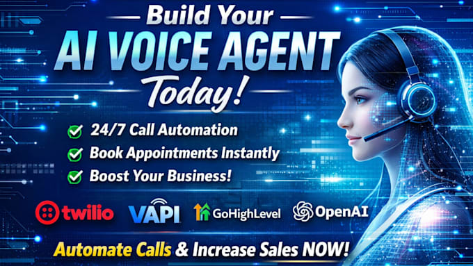 build ai voice agent ai phone assistant or ai calling agent ai receptionist