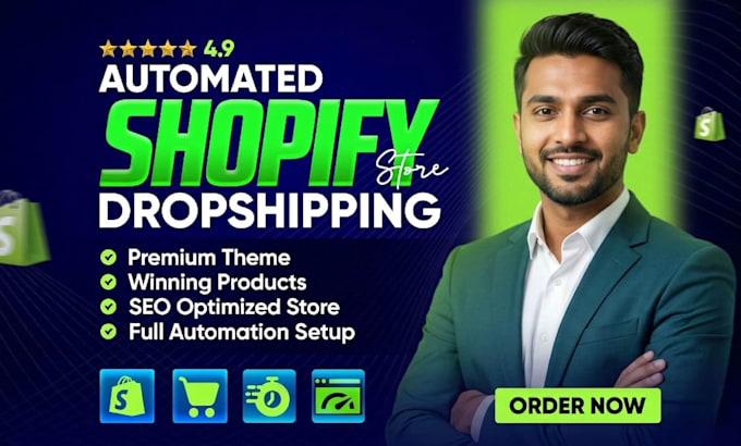 create shopify store for gadgets niche with ai optimization