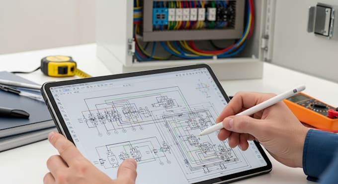 create professional electrical switchboard drawings using cad