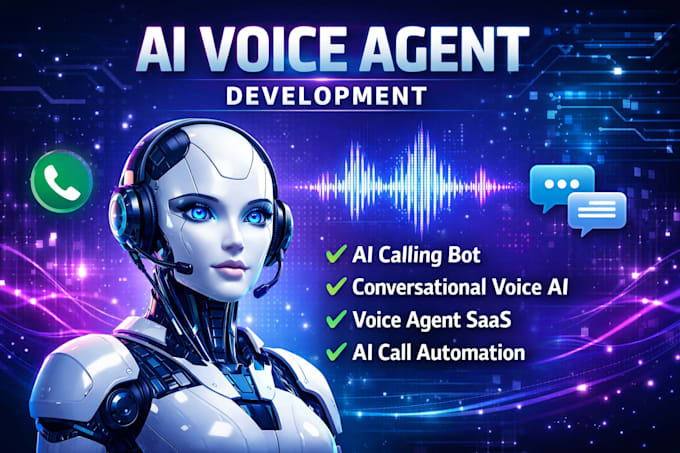 develop saas ai voice agent marketplace, ai calling bot, conversational voice ai